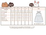  Đầm 2 dây thun pointelle bé gái ECOBAMBI - BB-24DAMBG019 - 8935334001640 