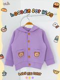  Áo khoác Unisex có nón chất vải thun dày dặn cho bé yêu BB-23AK011 - ECOBAMBI - 8935334001060 