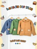  Áo khoác Unisex có nón chất vải thun dày dặn cho bé yêu BB-23AK011 - ECOBAMBI - 8935334001060 