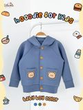  Áo khoác Unisex có nón chất vải thun dày dặn cho bé yêu BB-23AK011 - ECOBAMBI - 8935334001060 