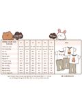  Bộ thun cotton tay ngắn, quần lỡ ống loe caro cho bé gái - BB-23BOBG004 - 8935334001213 