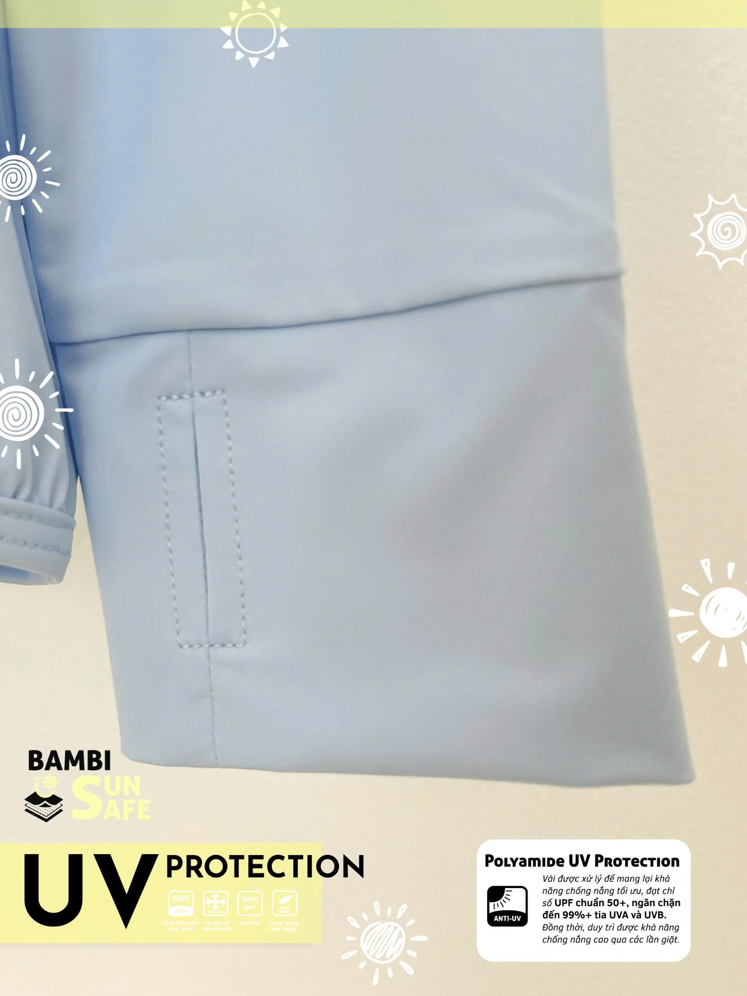  Áo khoác chống nắng bé trai ECOBAMBI - 8935334001534 