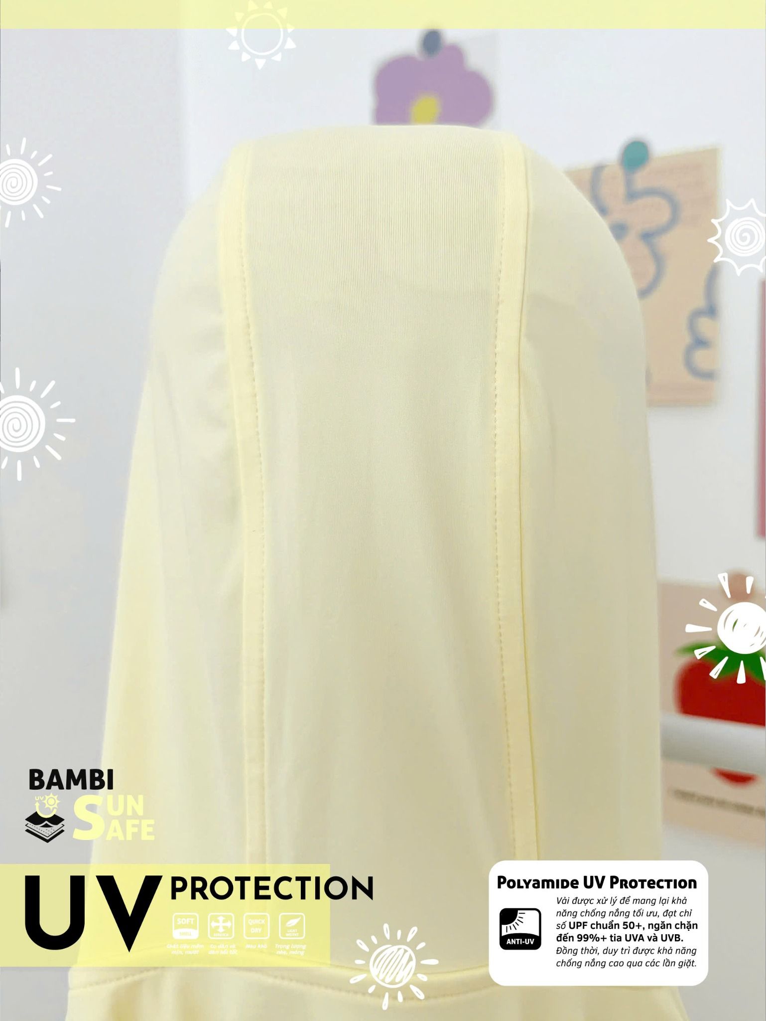  Áo khoác chống nắng bé gái ECOBAMBI - 8935334001541 