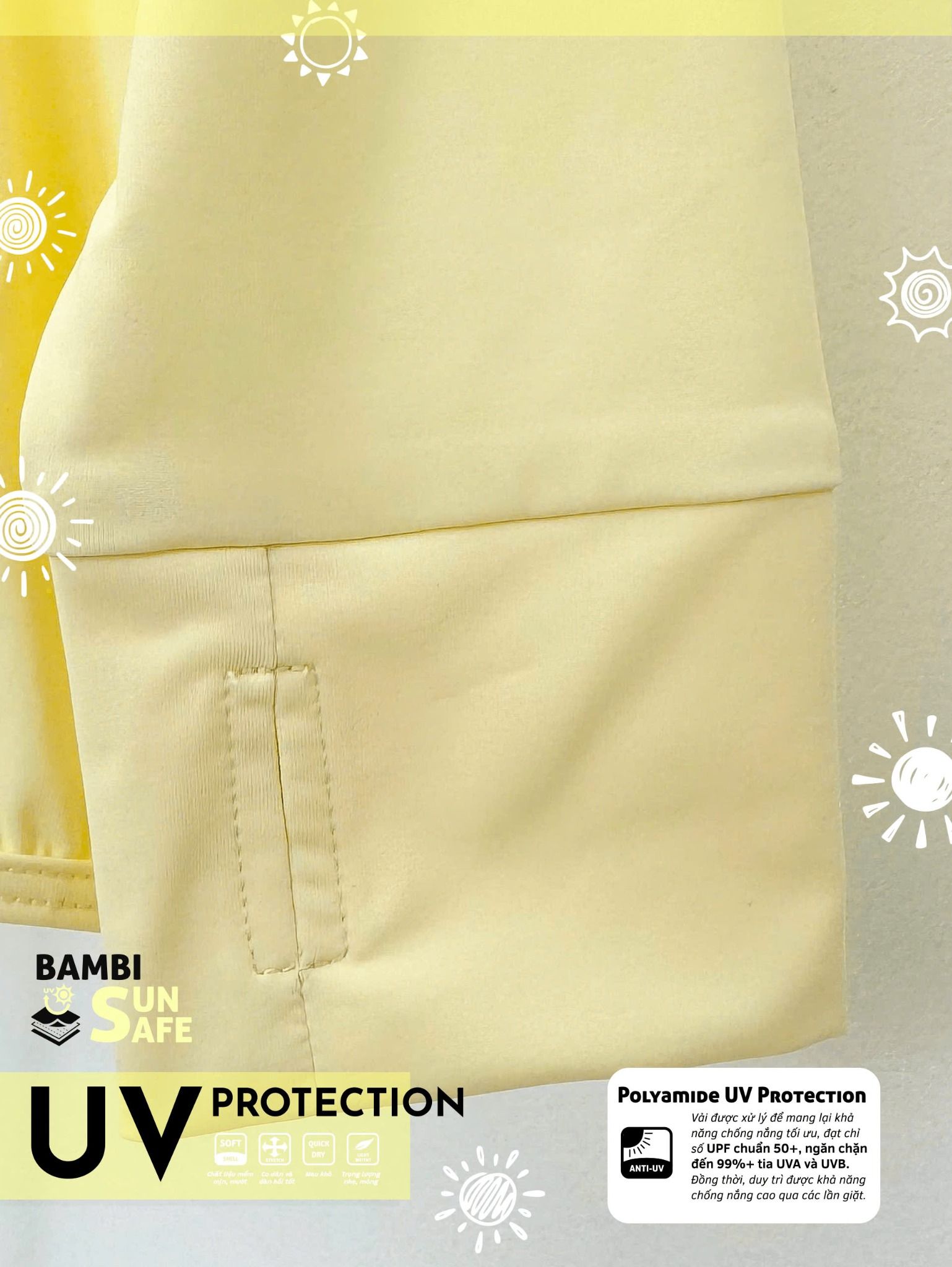  Áo khoác chống nắng bé gái ECOBAMBI - 8935334001541 