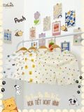  Bộ thun tay ngắn - quần lỡ in họa tiết bé trai ECOBAMBI - BB-24BOBT004 - Restock 