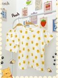  Bộ thun tay ngắn - quần lỡ in họa tiết bé trai ECOBAMBI - BB-24BOBT004 - Restock 