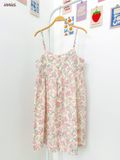  Đầm 2 dây cotton muslin, nút cài giữa, dáng xoè đáng yêu mặc nhà cho nữ Innies - IN-23DAMNU002 - 8935334000919 