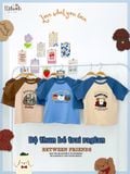  Bộ thun raglan tay ngắn phối màu bé trai ECOBAMBI - BB-23BOBT032 - 8935334001404 - Restock 