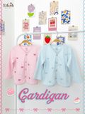  Cardigan thêu nơ dễ thương cho bé gái ECOBAMBI - BB-23AKBG046 - 8935334001862 
