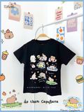  Áo thun cotton in Capybara cho bé ECOBAMBI 