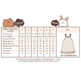  Đầm yếm muslin linen bé gái ECOBAMBI - 8935334000209 