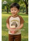  Bộ thun raglan tay ngắn phối màu bé trai ECOBAMBI - BB-23BOBT032 - 8935334001404 - Restock 