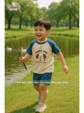  Bộ thun raglan tay ngắn phối màu bé trai ECOBAMBI - BB-23BOBT032 - 8935334001404 - Restock 