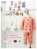  Bộ thun tay lỡ - quần lửng form rộng bé gái ECOBAMBI - BB-24BOBG037 - 8935334001817 