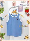  Áo thun ba lỗ thêu họa tiết mùa hè unisex ECOBAMBI - 8935334001992 