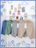  Quần baggy unisex muslin linen cho bé ECOBAMBI - 8935334001985 