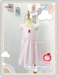  Đầm thô sọc cánh tiên dáng babydoll bé gái ECOBAMBI - 8935334001978 