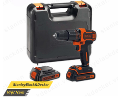 MÁY KHOAN VẶN VÍT DÙNG PIN BLACK&DECKER BDCHD18K-B1 14 MÓN PHỤ KIỆN