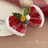  Kẹp Tóc Xmas Đỏ Tuyết 