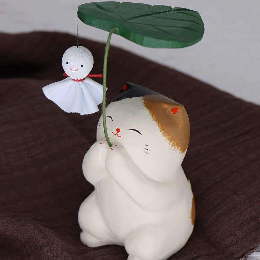  Tượng Mèo Teru Teru Bozu 