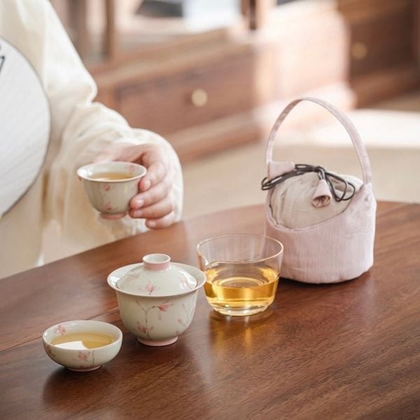  Bộ Trà Hoa Cánh Tiên 