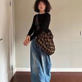  Túi Tote Kẻ Caro Cá Tính 