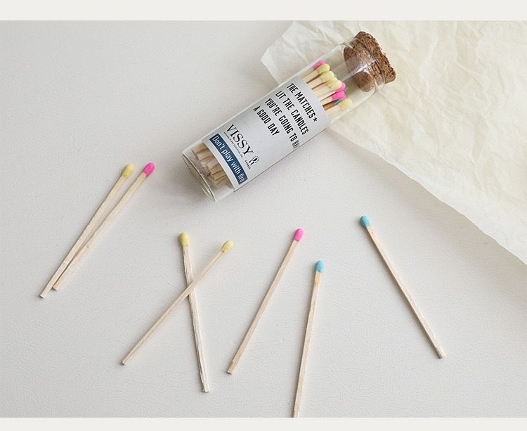  Lọ Diêm Thuỷ Tinh Color 