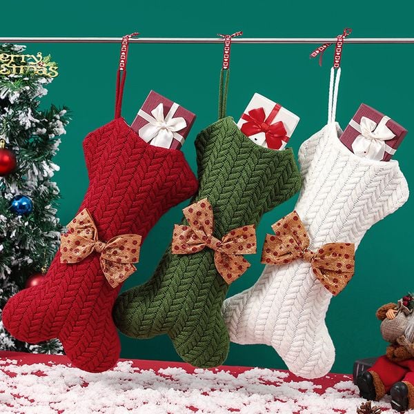  Túi Quà Đan Len Xmas 