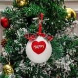  Treo Xmas Bóng Len Chữ 