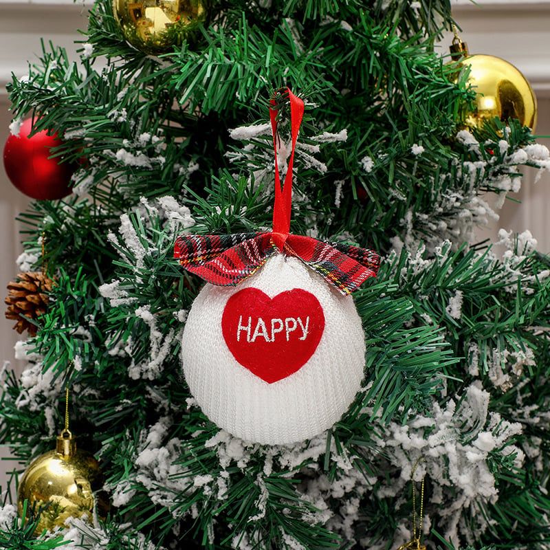  Treo Xmas Bóng Len Chữ 