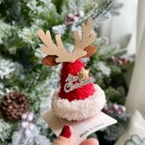  Kẹp Tóc Xmas Mũ Ren,Bông 