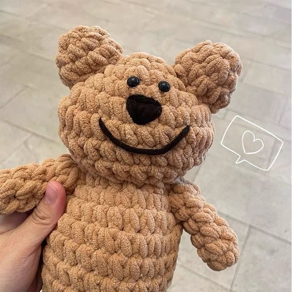  Gấu Bông Đan Len Teddy 