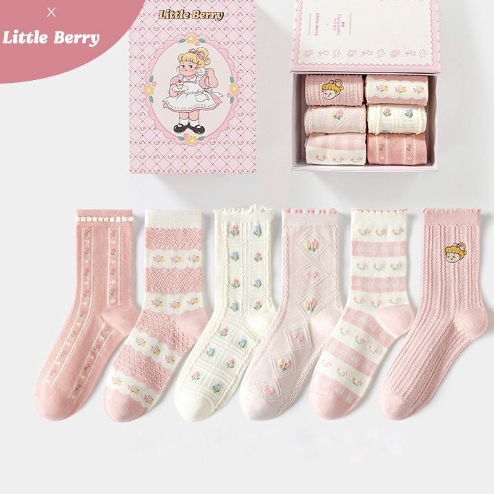  Set Tất Cổ Tích Little Berry 