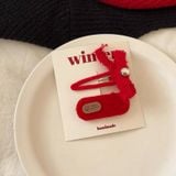  Set Kẹp Tóc Red Winter 