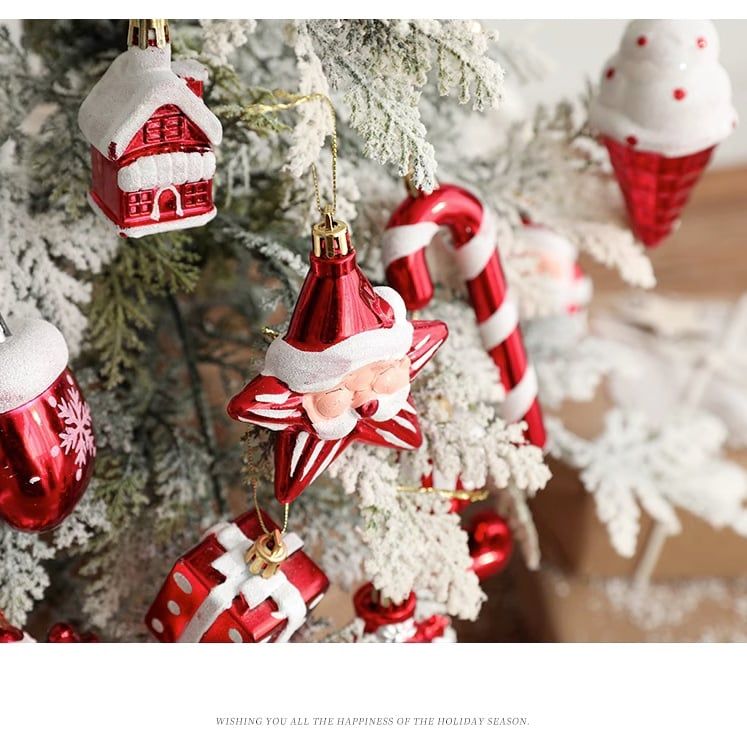  Treo Xmas Trắng Đỏ 