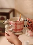  Set Tách Gấu Koala Hồng 