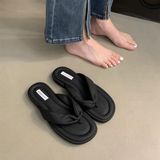  Dép Xỏ Ngón Da PU 