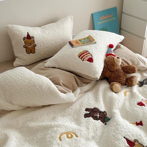  Set Chăn Ga Nhung Cừu 