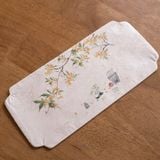  Tấm Trải Bàn Trà Hoa Thêu 