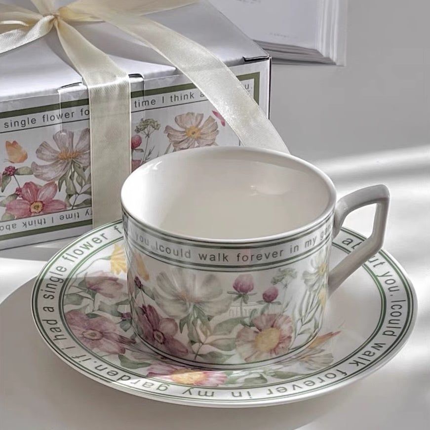  Set Tách Flower-Garden 