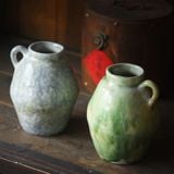  Bình Hoa Cổ Điển Rêu Xanh 