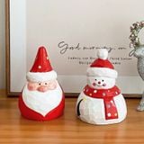  Santa, Người Tuyết Khắc Gỗ 