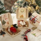  Treo Xmas Vải Dây Nơ 