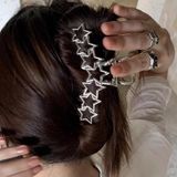  Kẹp Tóc Ngôi Sao Bạc 