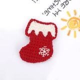  Kẹp Tóc Đan Len Giáng Sinh 