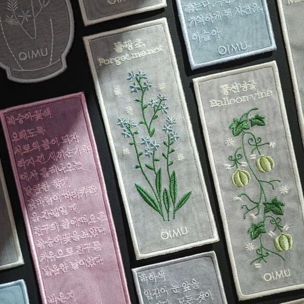  Bookmark Thêu Oimu 