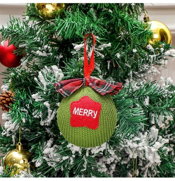  Treo Xmas Bóng Len Chữ 