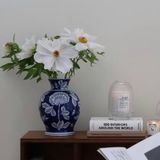  Bình Hoa Mẫu Đơn Truyền Thống Vẽ Tay 