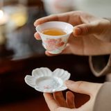  Set Tách Trà Hoa Mẫu Đơn 