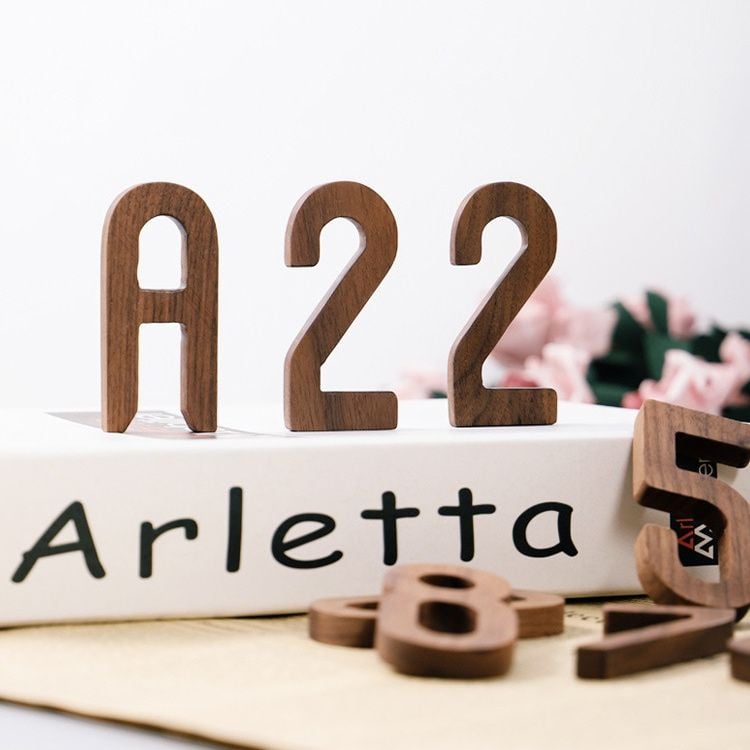  Chữ, Số Gỗ Decor 